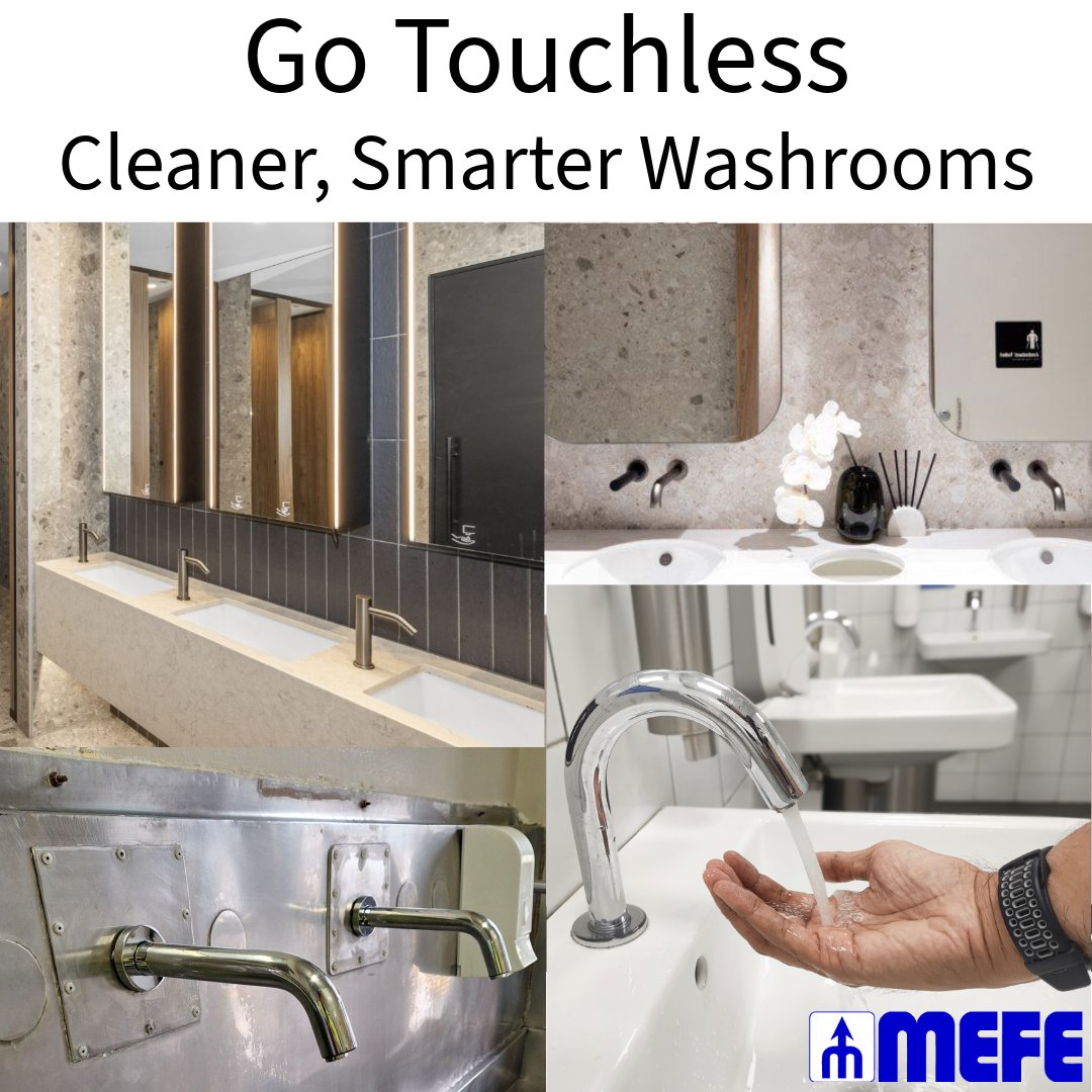 Mitchellfood's tweet image. Go touchless.
Less mess. Less waste. Less stress.
Sensor taps for modern facilities — Bench or Wall Mount, 5 finishes.
Explore now → mailchi.mp/mefe.com.au/up…
#Touchless #FacilityUpgrade #MEFE