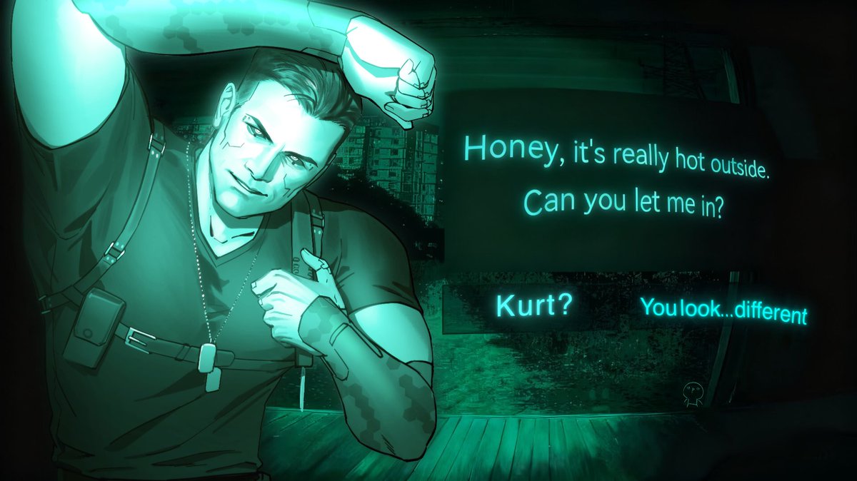 Knock knock …
 #KurtHansen #Cyberpunk2077 #Barghest