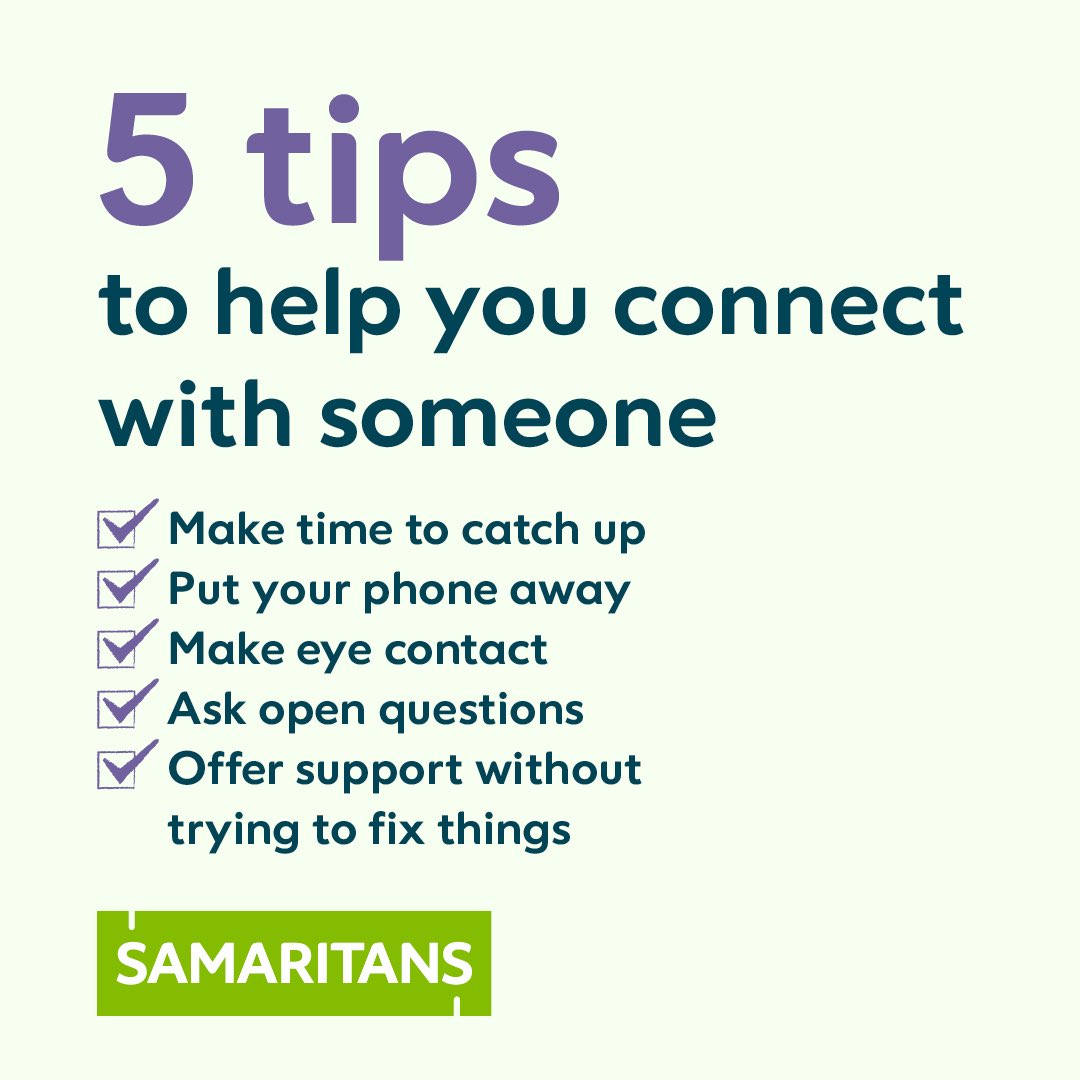 💬🍒TalkingCherries💡 (@cherriestalking) on Twitter photo Today is #WMHD #WorldMentalHealthDay … whatever you’re doing, here are a few tips from <a href="/samaritans/">Samaritans</a> to help you connect with someone. Take care. Keep talking. Each day and every day. UTCIAD #afcb #talkingcherries #tacklethesilence 🍒 ❤️ Today is #WMHD #WorldMentalHealthDay … whatever you’re doing, here are a few tips from <a href="/samaritans/">Samaritans</a> to help you connect with someone. Take care. Keep talking. Each day and every day. UTCIAD #afcb #talkingcherries #tacklethesilence 🍒 ❤️