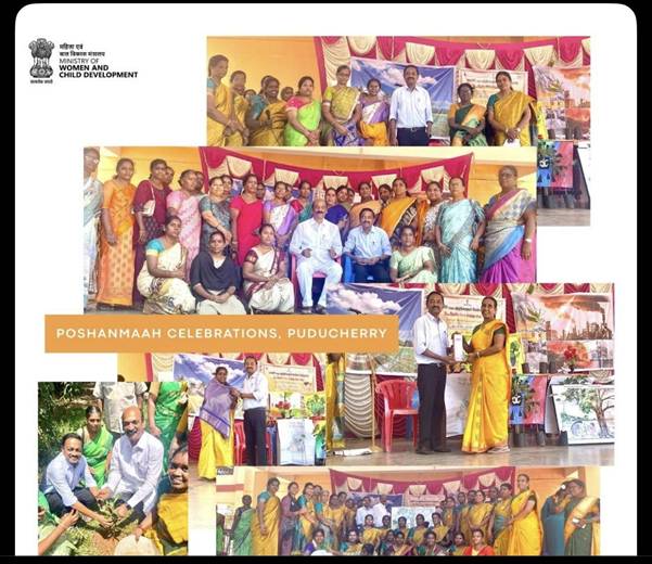 PIBKohima's tweet image. Plantation activities organised in Puducherry as part of #PoshanMaah2025 celebrations 

Read here: pib.gov.in/PressReleasePa…

@MinistryWCD