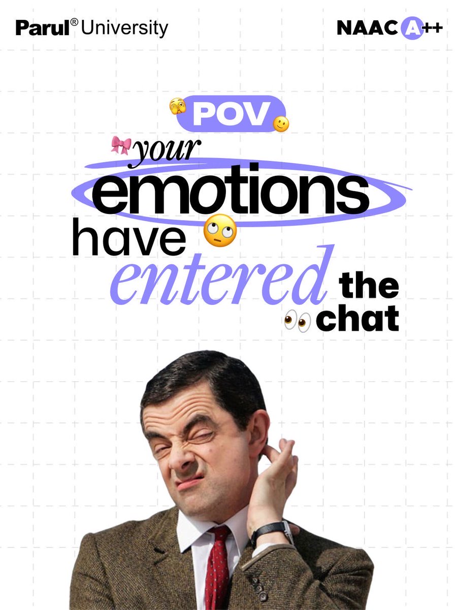 ParulUniversity's tweet image. Emotions don’t always need fixing sometimes, just sitting with them is enough. 💛
So sip your chai, watch the sky, and let calm find you. 🌿
#WorldMentalHealthDay #WeCareForYou #ParulUniversity #MrBean #TrendingNow