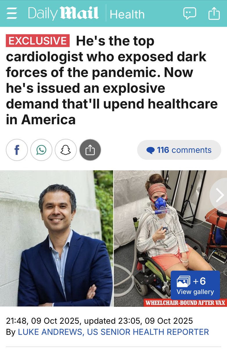 Dr Aseem Malhotra (@draseemmalhotra) on Twitter photo BREAKING MAINSTREAM:
‘Unsafe And Defective’ – Covid Vaccine Mandates And Lack Of Transparency On Vaccine Safety Has Fuelled Distrust – An Apology To Vaccine Injured Patients And The Public Is Overdue
My new peer reviewed paper with <a href="/DrAndreaPhD/">Dr. Andrea Lamont Nazarenko</a>
wellbeingmagazine.com/unsafe-and-def… BREAKING MAINSTREAM:
‘Unsafe And Defective’ – Covid Vaccine Mandates And Lack Of Transparency On Vaccine Safety Has Fuelled Distrust – An Apology To Vaccine Injured Patients And The Public Is Overdue
My new peer reviewed paper with <a href="/DrAndreaPhD/">Dr. Andrea Lamont Nazarenko</a>
wellbeingmagazine.com/unsafe-and-def…