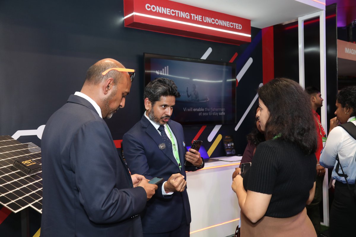 ViNewsOfficial's tweet photo. At #IMC2025, Vi is displaying how satellite technology will revolutionise remote connectivity through an engaging showcase in collaboration with AST SpaceMobile. Central to the exhibit is a prototype of the BlueBird 3 satellite, highlighting the potential of satellite communications to bridge the digital divide in regions beyond the reach of traditional terrestrial networks. The use case demonstrates how satellite networks support uninterrupted, high-speed, low-latency connectivity for remote communities, enabling critical communication during natural disasters, and enhancing safety for travellers and professionals in isolated areas.
Experience this innovation live at the Vi Booth | Hall 1, D2.

@AST_SpaceMobile @exploreIMC @ViBusinessIndia #InnovatetoTransform #ViAtIMC #AdvantageIndia #Humannovation