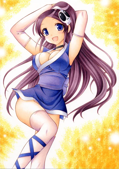 こんにちは。 曇ってきました。 神のみぞ知るセカイ エルシィさん アナログイラストです。