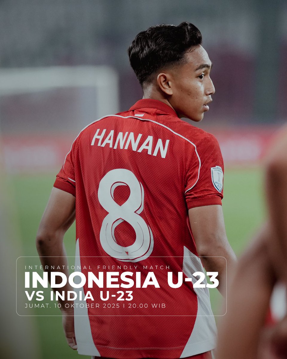 Saatnya dukung Garuda Muda hari ini! Ayo Indonesia! 🫡🇮🇩

#TimnasDay #Persija