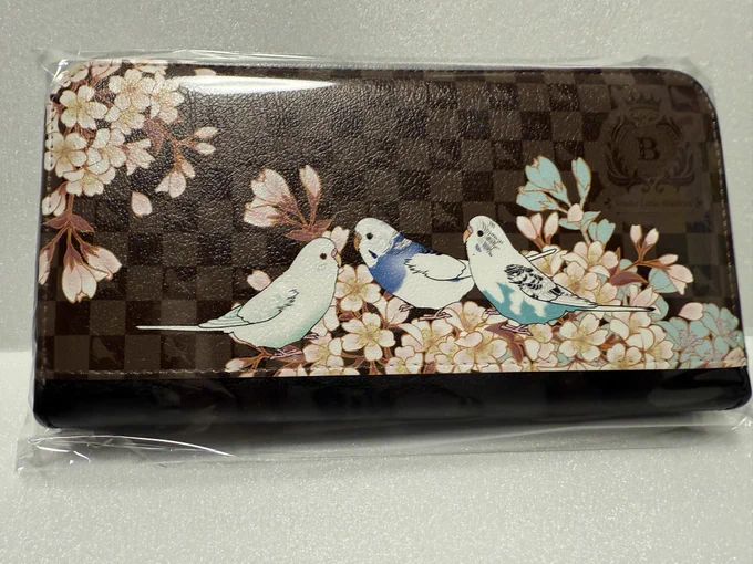 【うちの子長財布】 先日入稿したものが納品されてきました。今回はなんだか桜が大人気でした