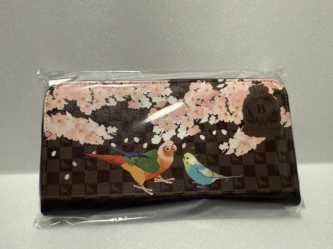 【うちの子長財布】 先日入稿したものが納品されてきました。今回はなんだか桜が大人気でした