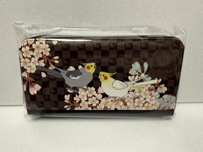 【うちの子長財布】 先日入稿したものが納品されてきました。今回はなんだか桜が大人気でした