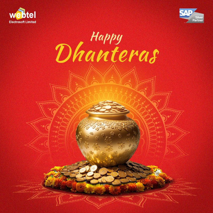 webteldotin's tweet image. ✨ Wishing you a prosperous and glittering Dhanteras!
May this festive season bring you endless wealth, health, and happiness. 💰🌟

#Webtel #HappyDhanteras #FestivalOfProsperity #FestiveSeason #Dhanteras2025 #WealthAndWellbeing #DiwaliVibes
