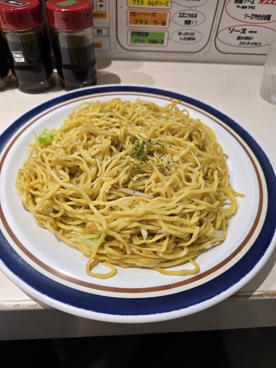 painkiller313's tweet photo. 今日のお昼ごはん
今日も今日とてスーパーです😅
今日も、美味しく頂きました( 〃▽〃)
#今日のお昼ごはん
#やきそば屋
#駅前本店
#焼きそば
#スーパージャンボ
#北海道
#札幌市
#札幌グルメ
#札幌ランチ
#中央区
#アスティ45
#B1F https://t.co/jaGMQKUqsp