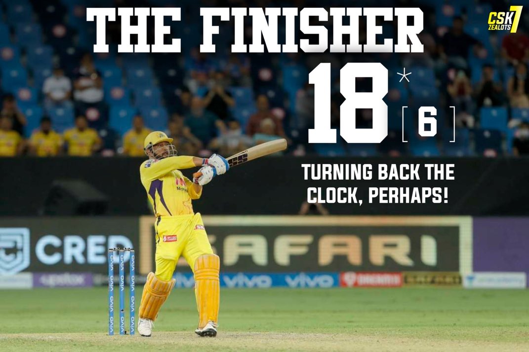 MSDHONITHEGOAT7's tweet image. #Onthisday in 2021, when MS Dhoni reminded everyone why he is the GREATEST FINISHER in the history of the game.🐐📈

#MSDhoni𓃵