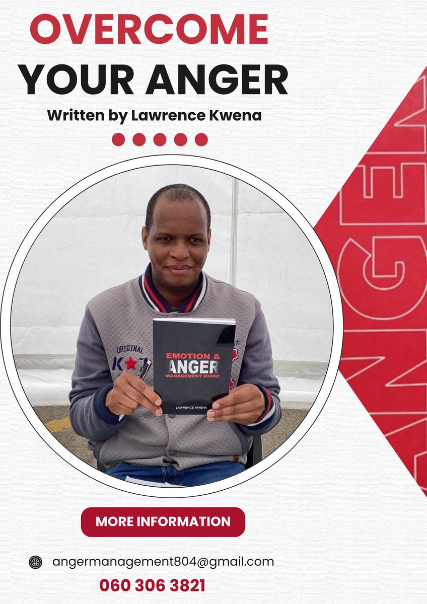 Author Feature: Lawrence Kwena

Anger Management Solutions – Transforming Lives Through Emotional Intelligence.

His book, “Emotion and Anger-Management Guide,” a transformative tool designed to help readers understand and regulate their emotions.
 
nwdc.co.za/sbd/msme-featu…