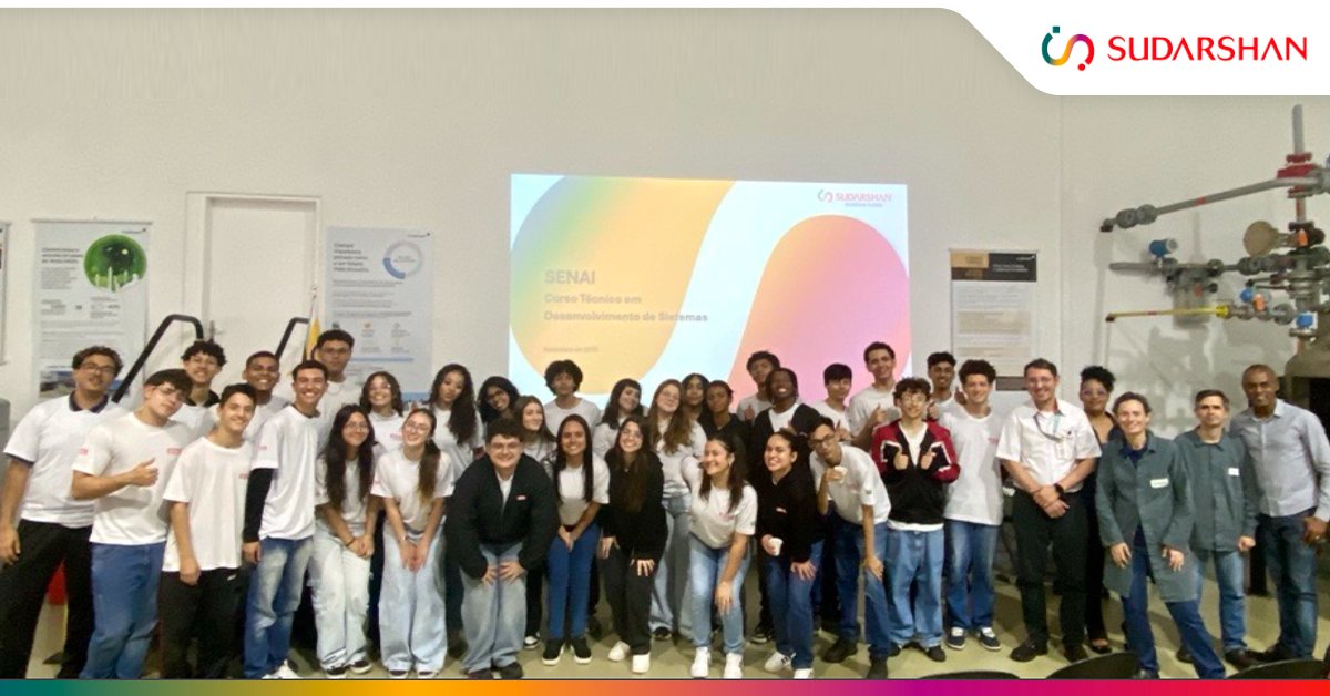 sudarshan_color's tweet photo. We were glad to host students from SENAI, Suzano, Brazil, at our facilities for an insightful look into our industrial automation processes. Grateful to Professor Marcos Vinícius and Cassio from SFC Automação for inspiring the next generation of tech talent.
#Sudarshan https://t.co/u2vYsIGNcD
