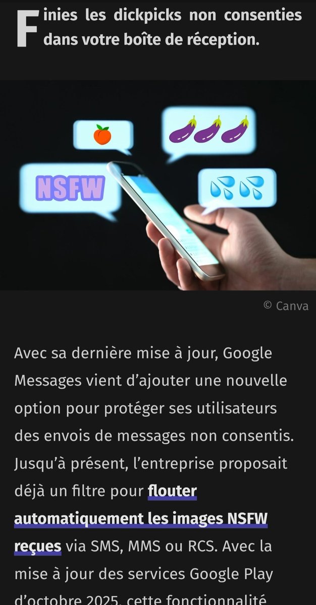 Il était temps.