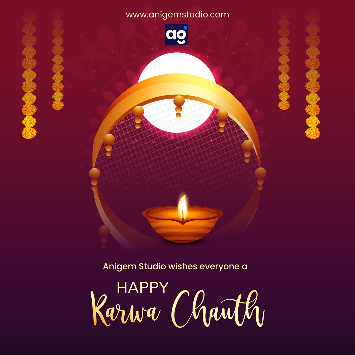 Anigem_Studio's tweet image. 🌙 Anigem Studio wishes everyone a Happy Karva Chauth! May the bond of love and togetherness grow stronger with each passing year. Wishing all the beautiful couples happiness, harmony, and endless blessings. 💫❤️
 #KarvaChauth #anigemStudio #LoveAndTradition