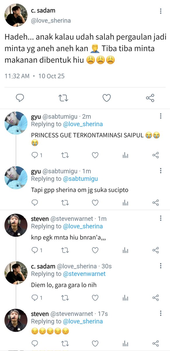 semestastellar's tweet photo. #papacheol sherina dan sucipto
awalnya: https://t.co/rVou6OqnKU