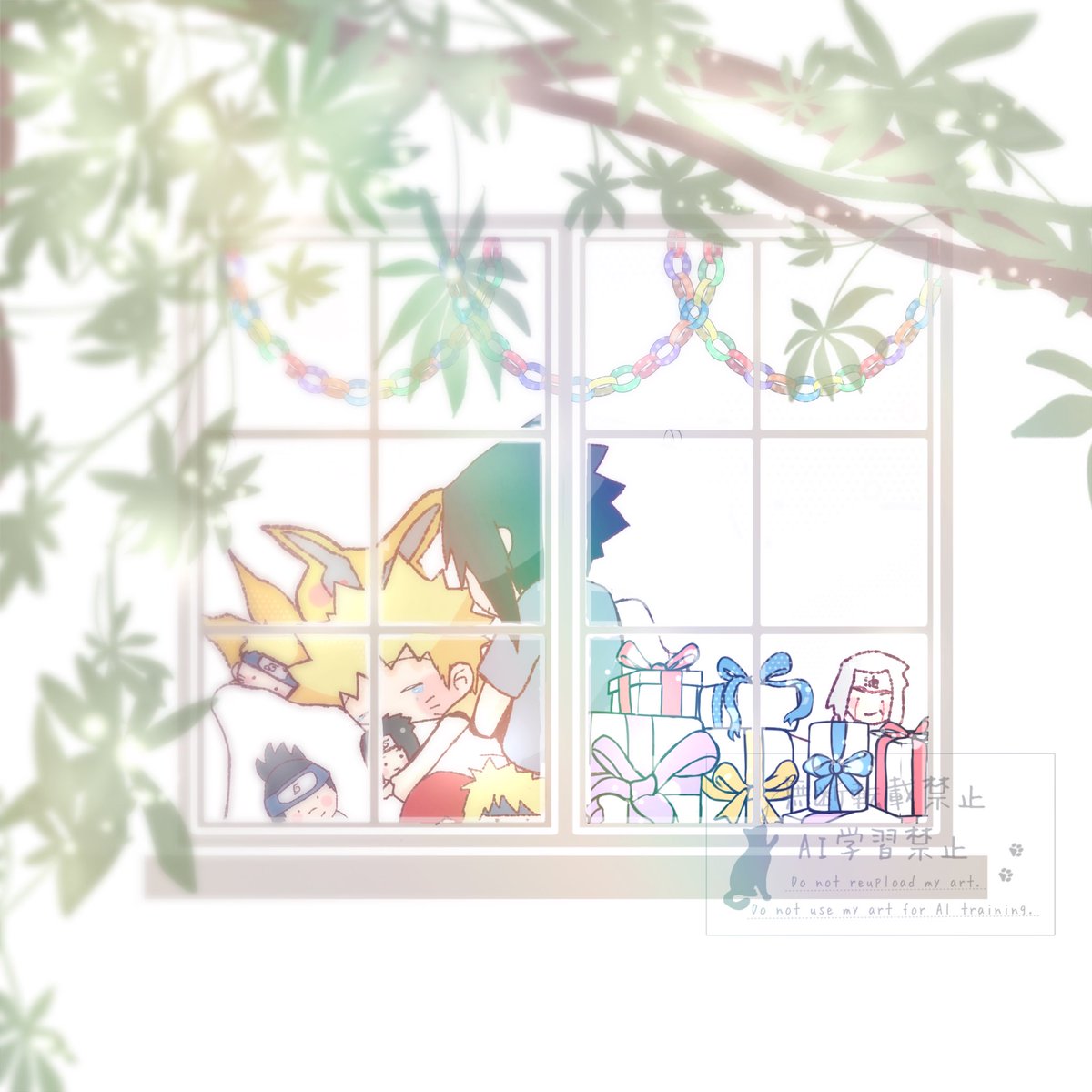 前の絵を誕生日Ver.に…
🍥🎉