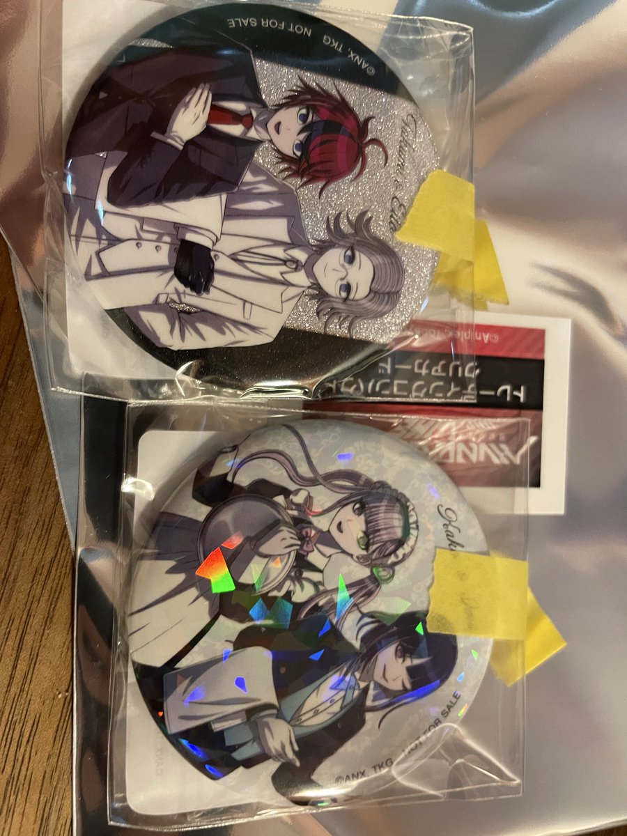Moon03Bloody's tweet photo. EITAKU BUTLER BADGE OBTAINED!!!
And also ima and kako because I genuinely like the badges their box offers is more to my tastes https://t.co/OjpStYC9QR