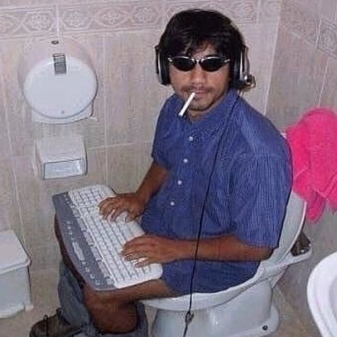 akramcodez's tweet image. he is working in toilet what is your excuse