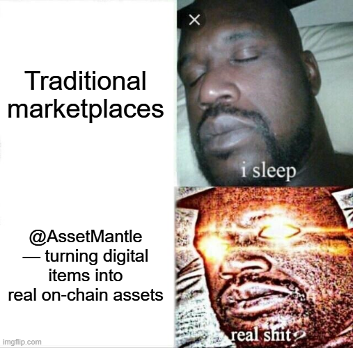 THEDEVI75985462's tweet photo. When the world is snoozing on Web3 assetization, @AssetMantle is wide awake building the future 🔥 #AssetMantle #Web3 #RWAMeme https://t.co/ej8L2E2C80
