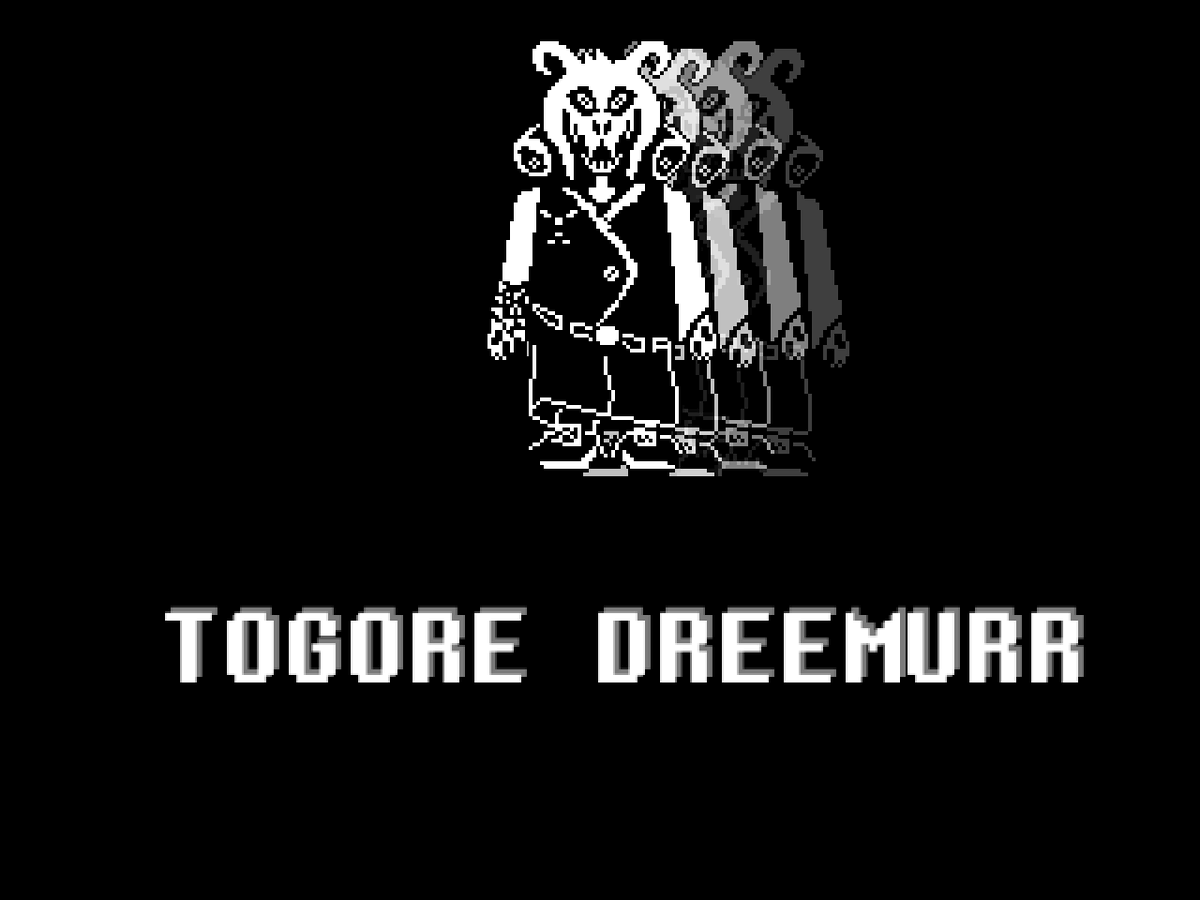 TemmieOrSmth99's tweet photo. Something Undertale's 10th anniversary stream made me remember is how well written Togore is as a character

Everything from the True Lab tapes to his final Pacifist fight, it's crazy to think that we only knew him as a talking star back during the demo era.

Great job Toby 🙏 https://t.co/sJkIVMTCjt