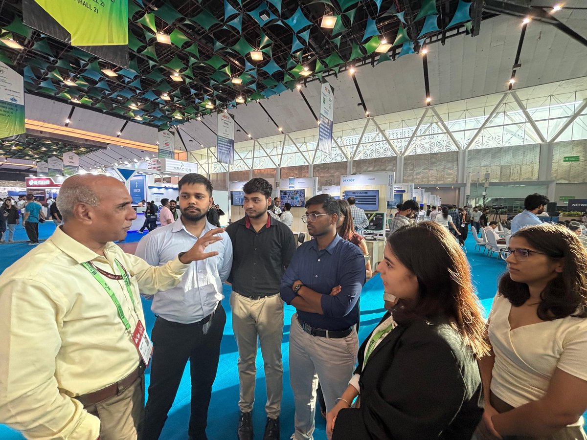inregistry's tweet image. At @exploreIMC , Dr. Devesh Tyagi, @CeoNixi interacted with Internet Governance Internship and Capacity building scheme interns. The conversations reflected curiosity, innovation, and a shared commitment to strengthening India’s digital future.

#NIXI #Conversation #IMC2025