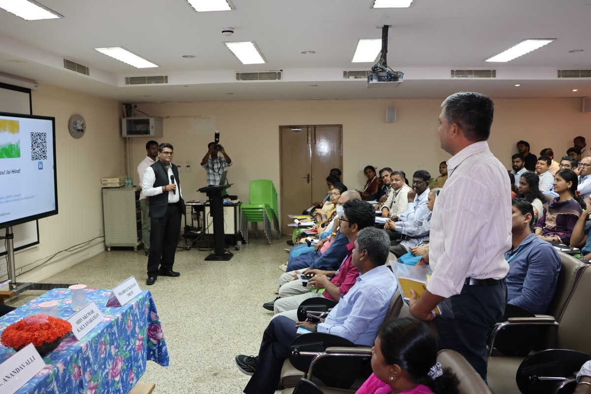 csir_serc's tweet image. 84th Foundation Day of CSIR held on 08 October 2025 at CSIR-SERC & CMC
Dr. Shivakumar Kalyanaraman, CEO, ANRF, interacted with Faculty, Students & Research Scholars from various academia