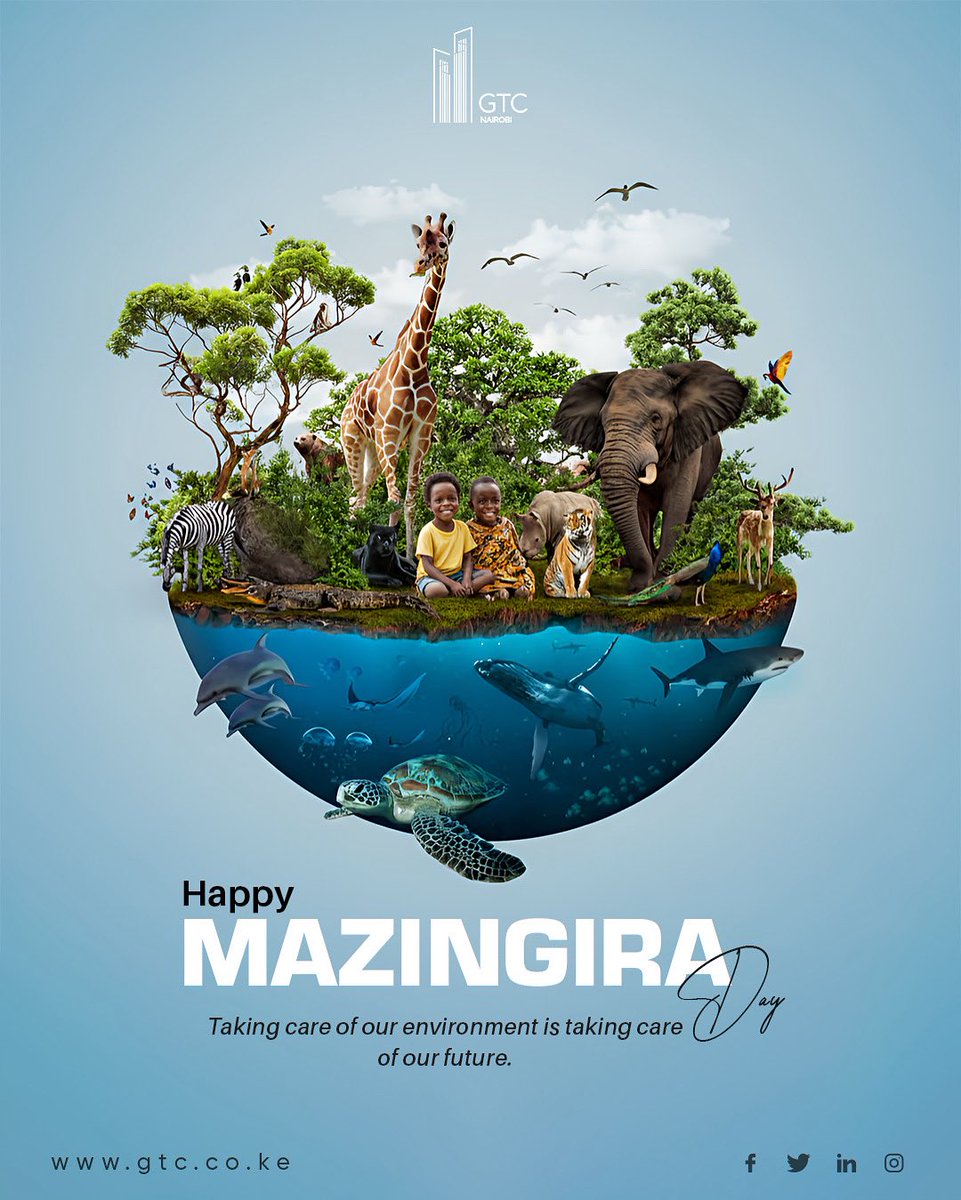 GTCKenya1's tweet image. Today, as Kenya celebrates Mazingira Day, we’re reminded that every space we create is part of a larger environment we all share. 
At GTC, sustainability isn’t just a concept, it’s woven into our design, our daily operations, and our vision for an urban lifestyle 

#MazingiraDay