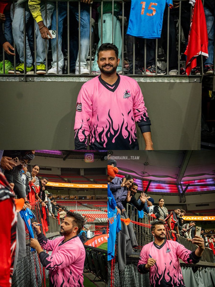 DhoniRainaTeam's tweet image. Lucky fans with Suresh Raina post the game 😍💛

#SureshRaina #Raina @ImRaina