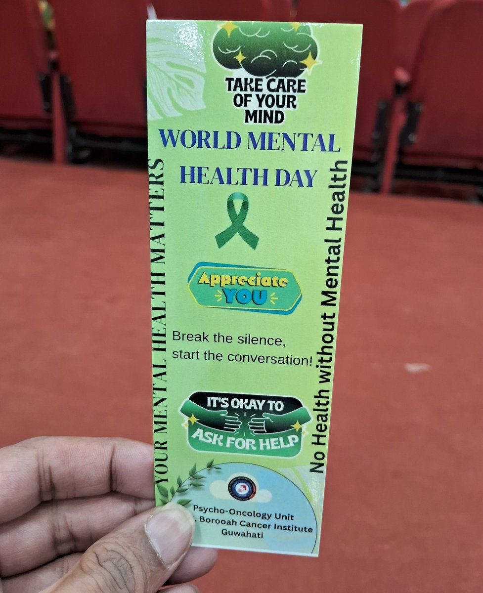 Dr. Manigreeva Krishnatreya (@manigreeva) on Twitter photo Received this on the occasion of World Mental Health Day #MentalHealthMatters #WorldMentalHealthDay Received this on the occasion of World Mental Health Day #MentalHealthMatters #WorldMentalHealthDay