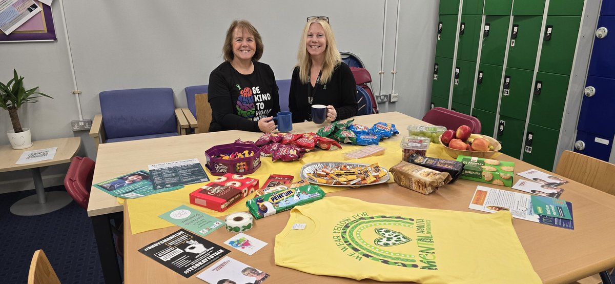 It's <a href="/WMHDay/">WorldMentalHealthDay</a>! We are supporting mental health with time out and treats for our staff!