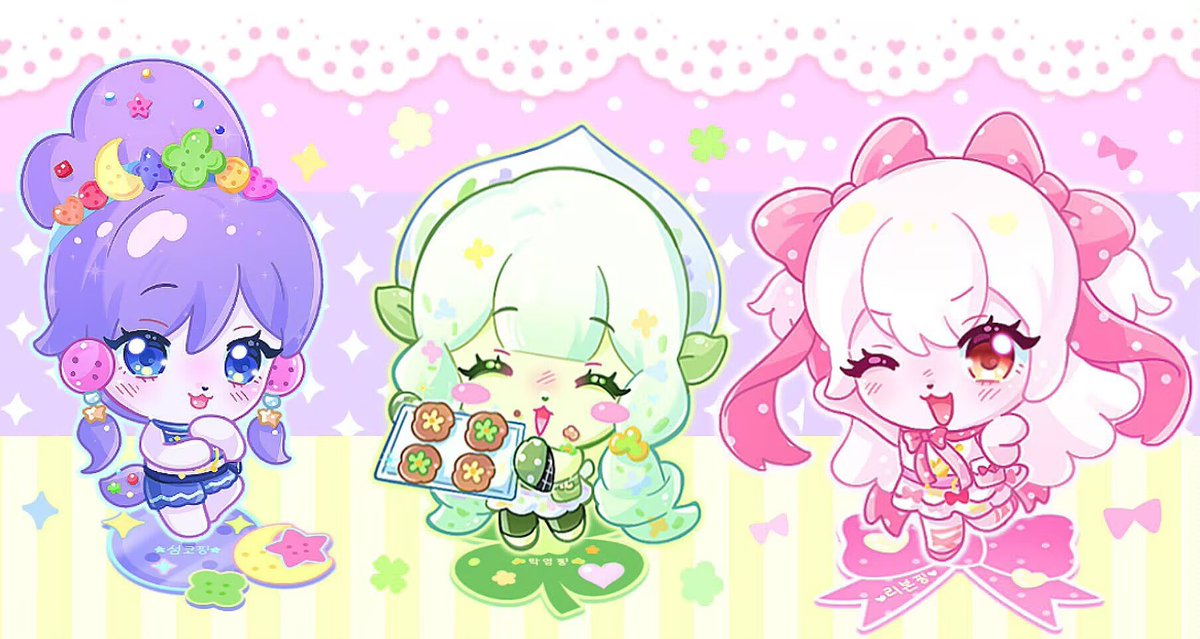 服装皇室teenieping们！😋🎀💜☘️
#티니핑
#octeenieping
#캐치티니핑