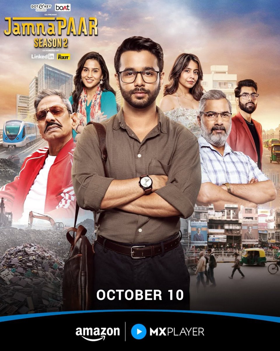 CinemaRareIN's tweet image. #Jamnapaar S2 (2025) by #PrashantBhagia, now streaming on @amazonMXPlayer.

@ritvik_sahore #VarunBadola #SrishtiGanguliRindani #AnushkaKaushik #VijayRaaz #DhruvSehgal #AnubhaFatehpuria @sahigal_ankita  #InderSahani  #GauravArora