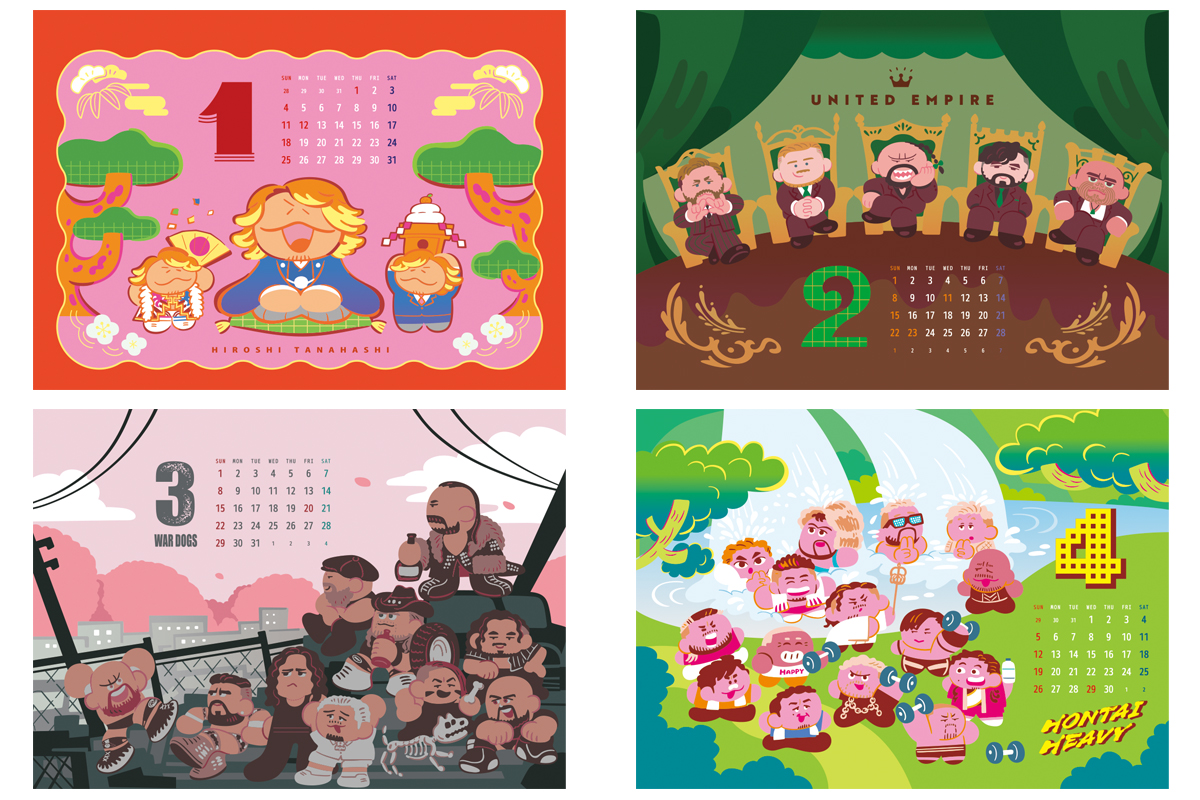 10.13両国大会から発売！ 2026年カレンダーも壁掛け＆卓上の2種を発売