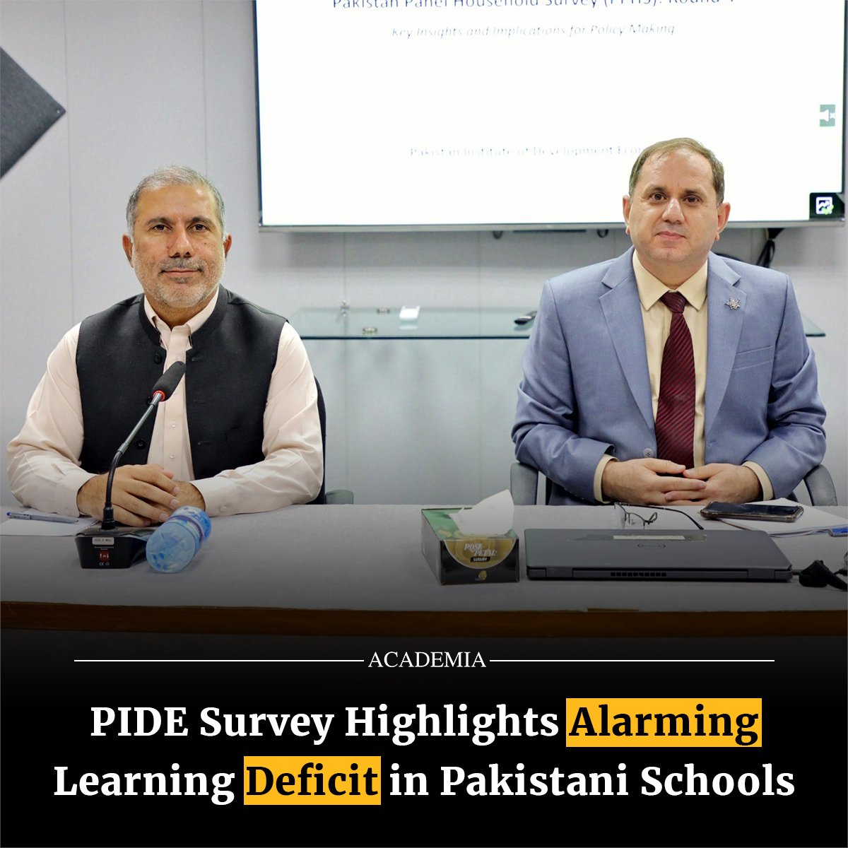 academiamag's tweet image. @PIDEpk&apos;s #PPHS2024 reveals a deep learning crisis in Pakistan — 34% of students in Grades 3–8 can’t solve Grade 2-level division problems. Financial barriers drive 71% of dropouts. Urgent call for education reform &amp;amp; policy action. #PIDE #LearningPoverty #EducationCrisis