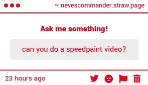 When I get to have a proper art idea that is not a doodle, i'll post one