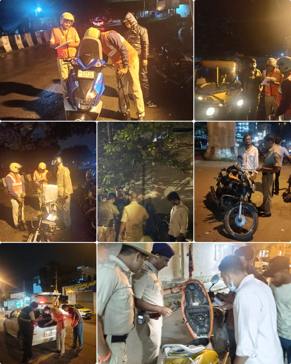 DCPSOUTHWESTBCP's tweet photo. ನೈರುತ್ಯ ವಿಭಾಗದ ಪೊಲೀಸ್ ಠಾಣಾ ವ್ಯಾಪ್ತಿಗಳಲ್ಲಿ ದಿ:09-10-2025 ರಂದು ರಾತ್ರಿ ಅಪರಾದ ಚಟುವಟಿಕೆಗಳನ್ನು ತಡೆಗಟ್ಟಲು ಮತ್ತು ನಿಗಾ ವಹಿಸಲು #FootPatroling, ಸಂಶಯಾಸ್ಪದ ವ್ಯಕ್ತಿಗಳು ಮತ್ತು ವಾಹನಗಳ ಪರಿಶೀಲನೆಗೆ #NakaPoint,ಸಾರ್ವಜನಿಕ ಶಾಂತಿ ಮತ್ತು ಸುರಕ್ಷತೆ ಕಾಯ್ದುಕೊಳ್ಳುಲು #AreaDomination,ಮಾಡಿ ಪರಿಶೀಲನೆ ಮಾಡಲಾಗಿರುತ್ತದೆ. https://t.co/wixTdw3ZJF