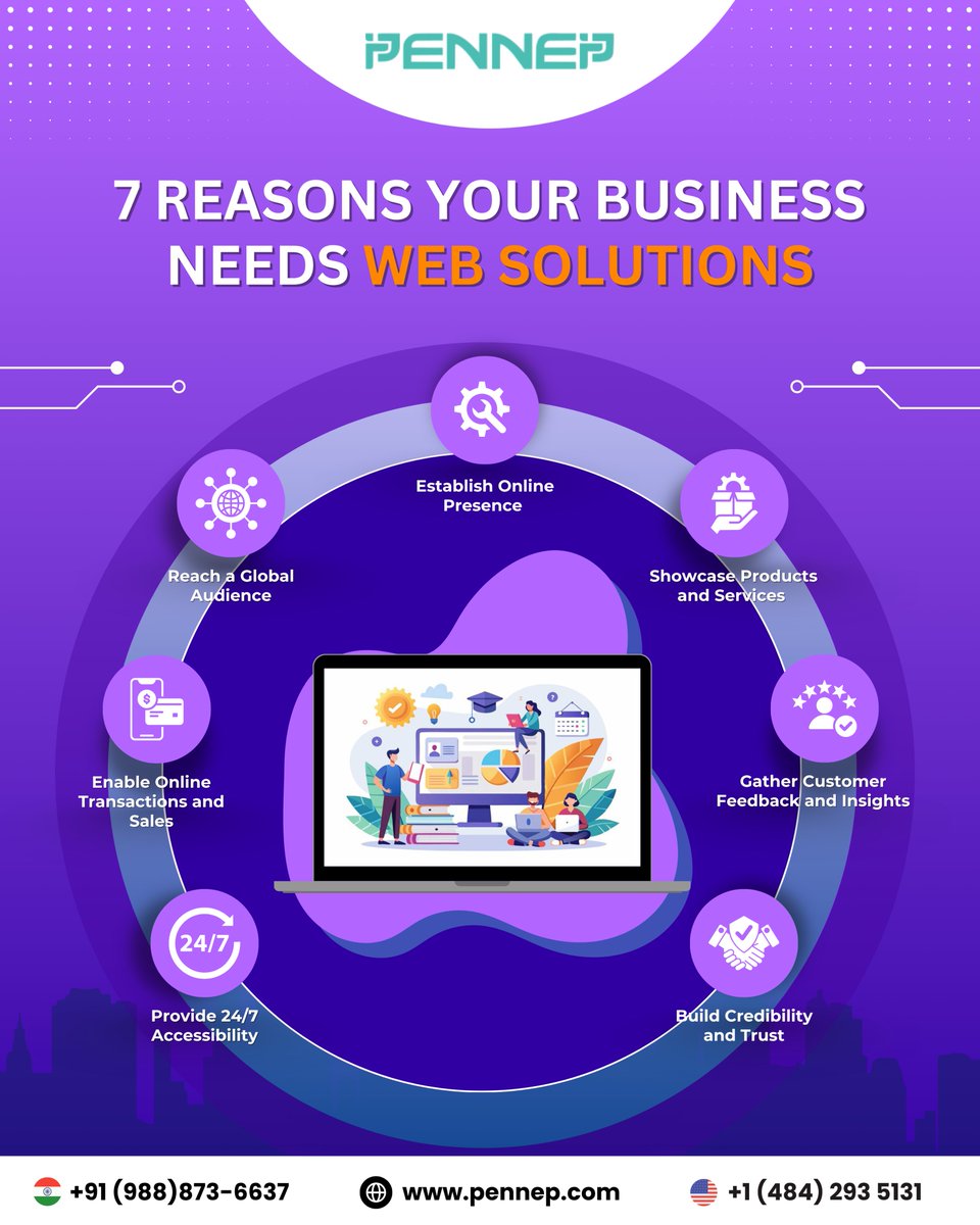 pennepltd's tweet image. In today’s digital-first world, strong #websolutions are no longer optional – they’re essential.
At #PENNEP, we deliver end-to-end web solutions that are modern, scalable, and designed to solve business challenges.
#DigitalGrowth #BusinessInnovation #BrandSuccess #Technology
