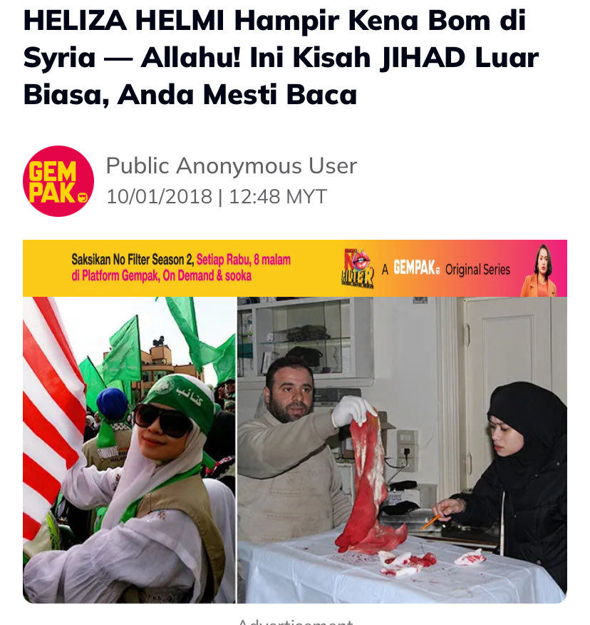 Loving on Greta but hating on Heliza and Hazwani Helmi shows how inconsistent and incredibly ignorant yall on Palestine this whole years, do you guys know how long the journey of these siblings in the participating humanitarian mission in Gaza. Years earlier than Greta