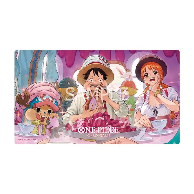 Official Playmat & Card Set Whole Cake Island Arc has been