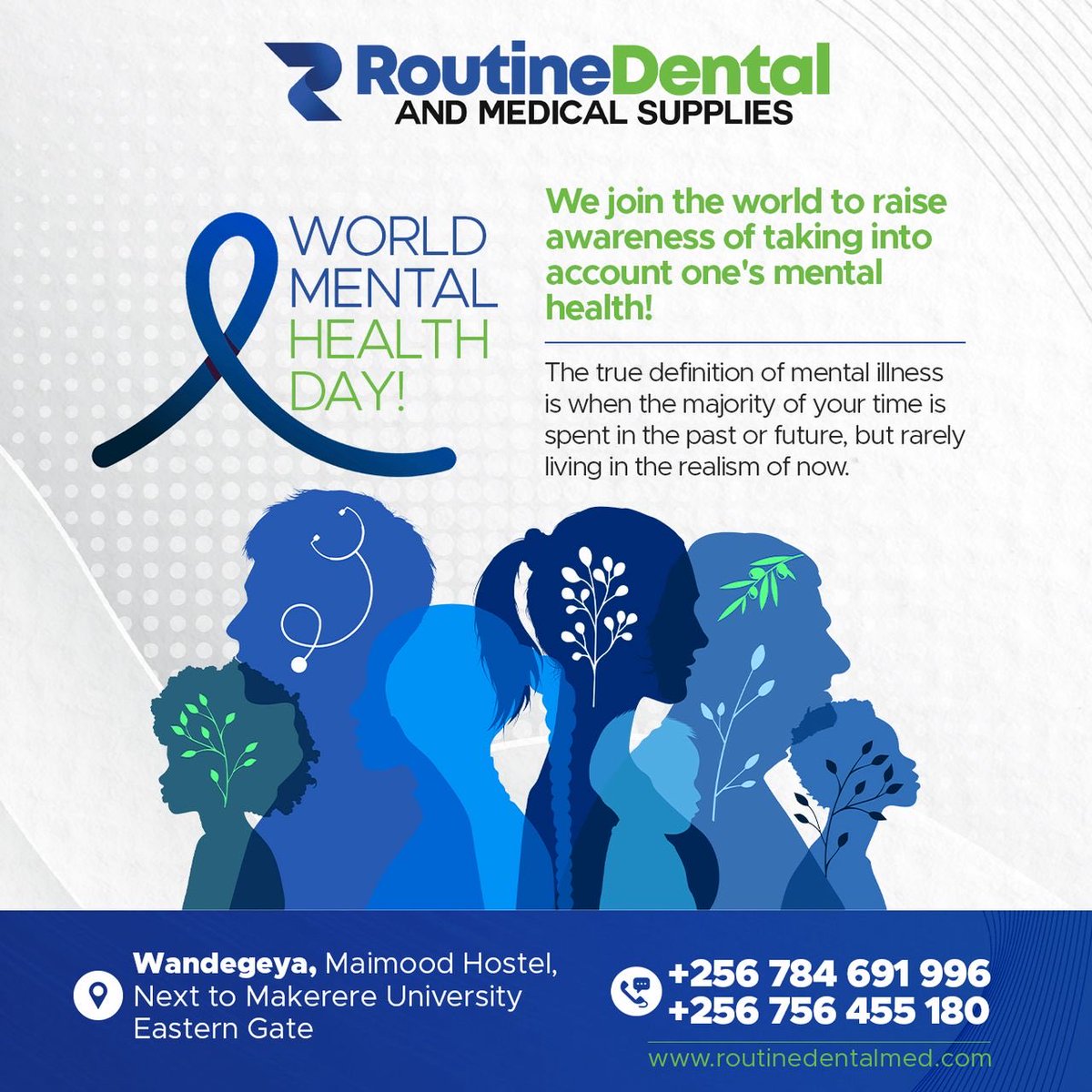 RoutineDental's tweet image. World Mental Health Day!

Today, we shine a light on the importance of your mental health.

Remember that, no shame in struggling – there&apos;s strength in seeking help.

#WorldMentalHealthDay2025