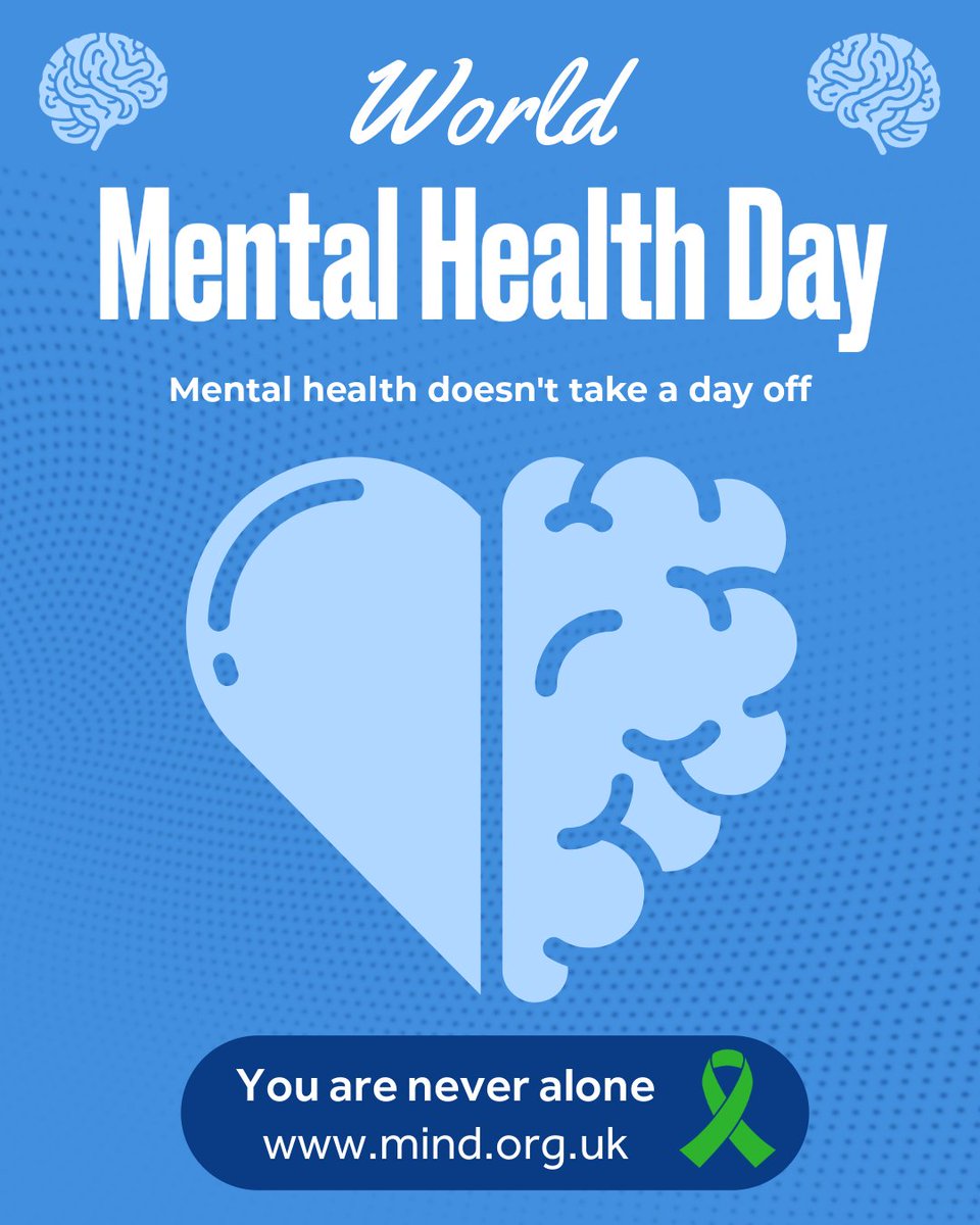 🌍Today is World Mental Health Day 2025!

💚 Visit Mind's website to access information &amp; support: mind.org.uk/get-involved/w… 

👉Or visit Reading University's wellbeing webpage if you're a current student: reading.ac.uk/essentials/Sup… 

#WorldMentalHealthDay #MentalHealth