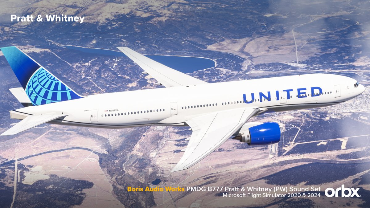 OrbxSystems's tweet image. 🎧 PMDG 777 Sound Packs are here!

By Boris Sound Studio and recorded from real engines and tuned for cockpit + external views.
Ultimate Pack USD $15.10 (approx.) or individual USD $7.90 (approx.).

Buy the individual packs and access both 2020 &amp;amp; 2024.

🛫orbxdirect.com/partner/boris-…