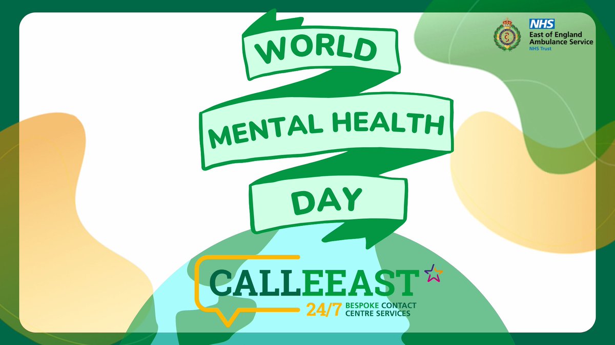 💚 World Mental Health Day 💚

At CallEEAST, we know that mental health matters — every day, not just today. 💭
We’re proud to create a culture where it’s okay to not be okay, and where support is always available. 💚
🖥️ - calleeast.co.uk
#WorldMentalHealthDay