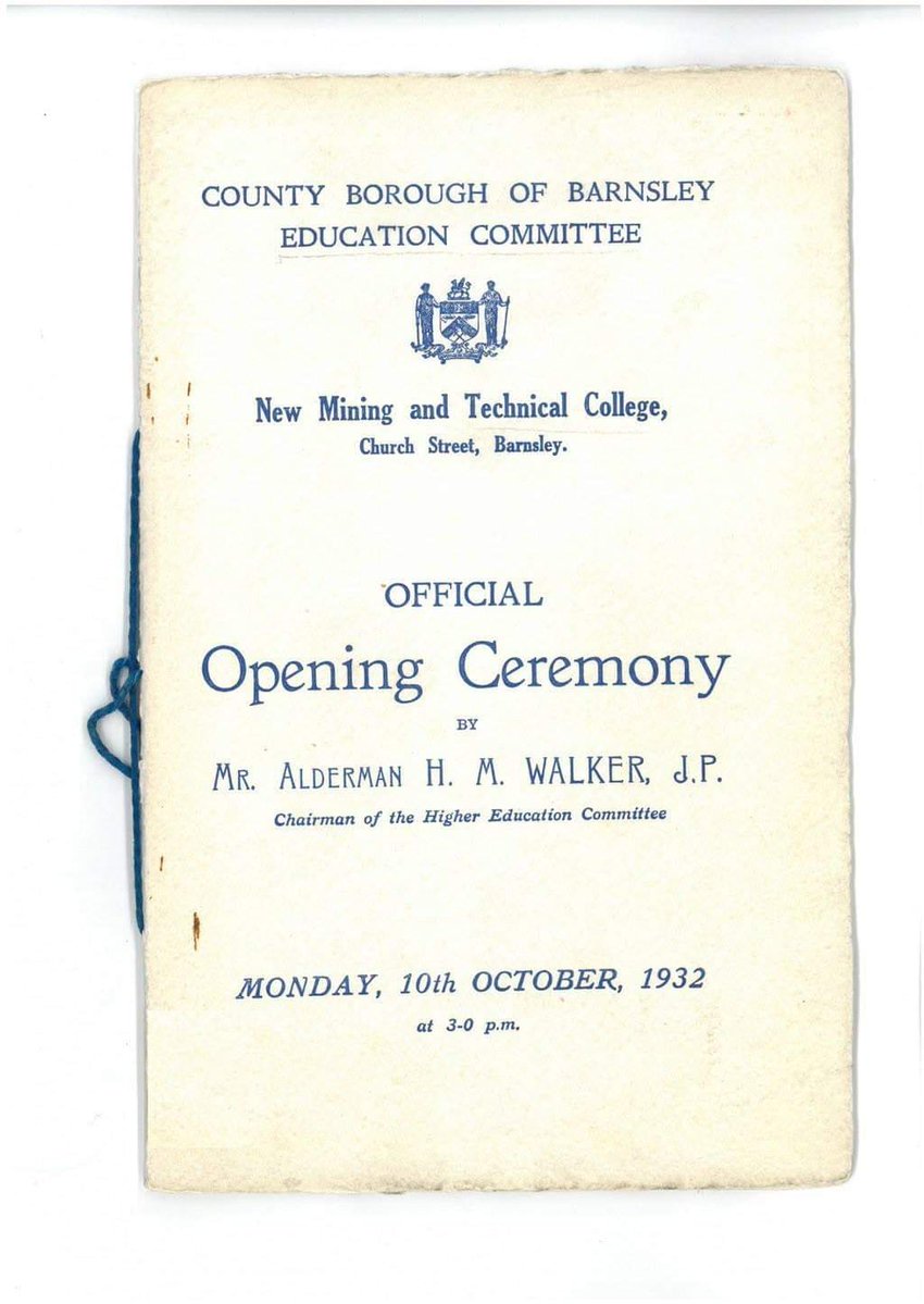 Barnsley Archives & Local Studies (@barnsarchives) on Twitter photo #OnThisDay in 1932 Barnsley Mining & Technical College officially opened. Did you study there? What are your memories?
<a href="/barnsleycollege/">Barnsley College</a> #OnThisDay in 1932 Barnsley Mining & Technical College officially opened. Did you study there? What are your memories?
<a href="/barnsleycollege/">Barnsley College</a>