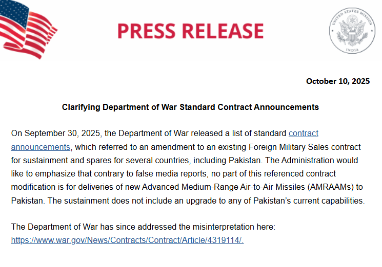 Fake News!

No upgrade of Pakistan's current capabilities!

Congress and Pakistan as usual peddling each other's narrative.