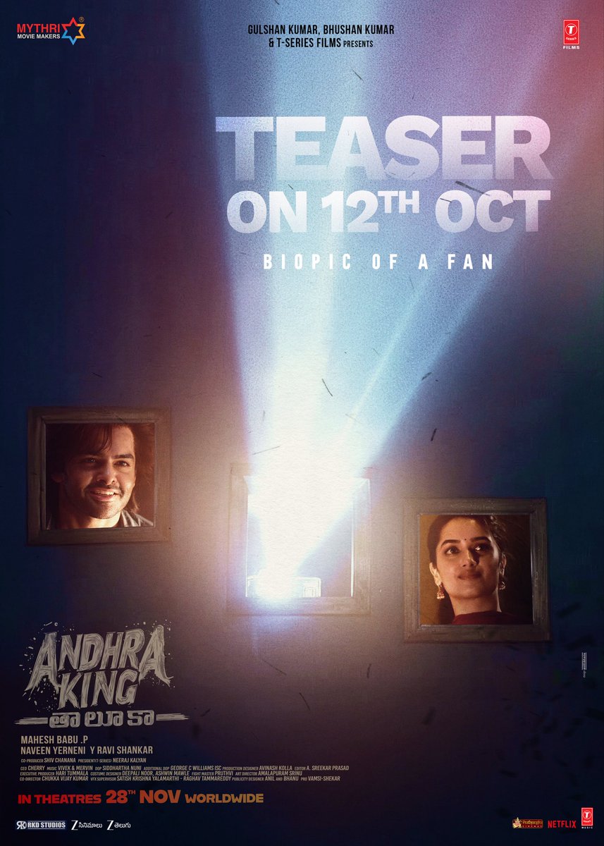 Less than 50days to go for the release of #AndhraKingTaluka 

Teaser- This Sunday. ❤️

#AKTonNOV28