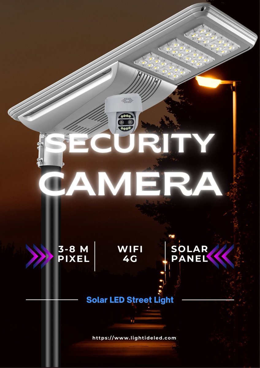 Stop settling for basic streetlights. It's time to upgrade to a solution that doesn't just illuminate your streets—it secures them. All-in-One Solar LED Smart Street Light, with advanced surveillance and unparalleled reliability.lightideled.com/product/led-so…