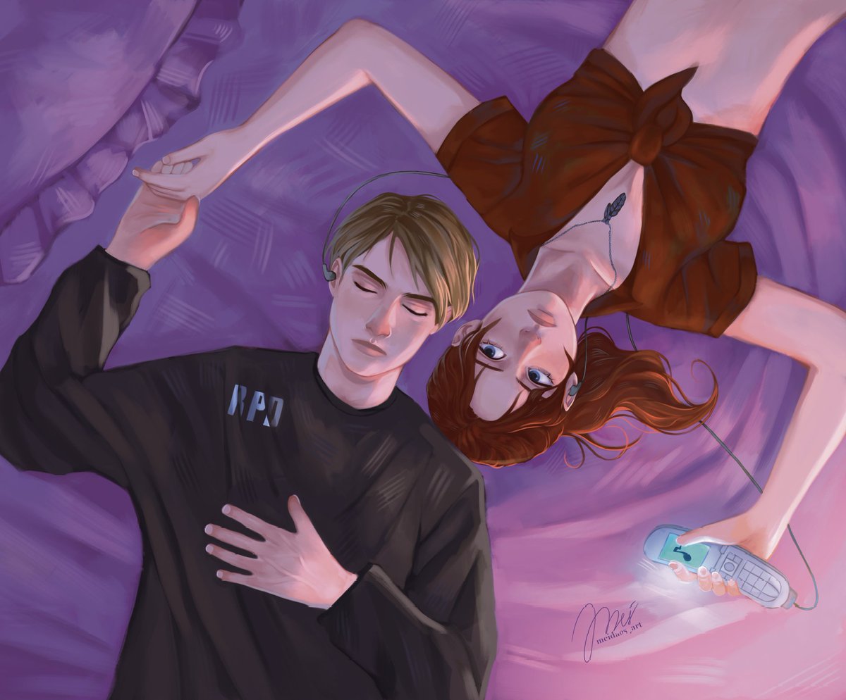 What song they could listen to?

#ResidentEvil #Cleon #ClaireRedfield #LeonKennedy #fanart