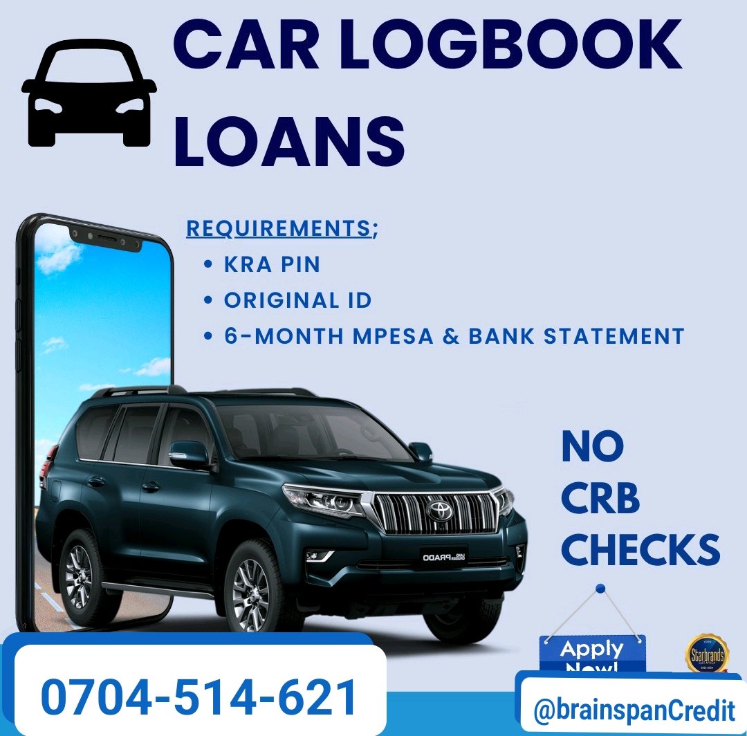 Call, text or WhatsApp for car logbook loan on 0704514621
#MashujaaNation
#MazingiraDay 
Gedeon Moi